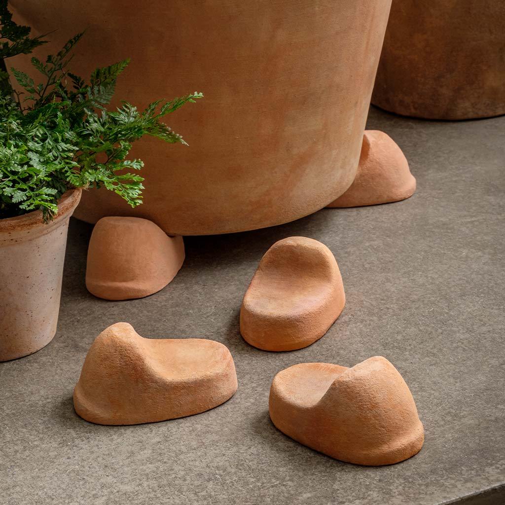 Mancini Pot Verhogers || Terra Cotta