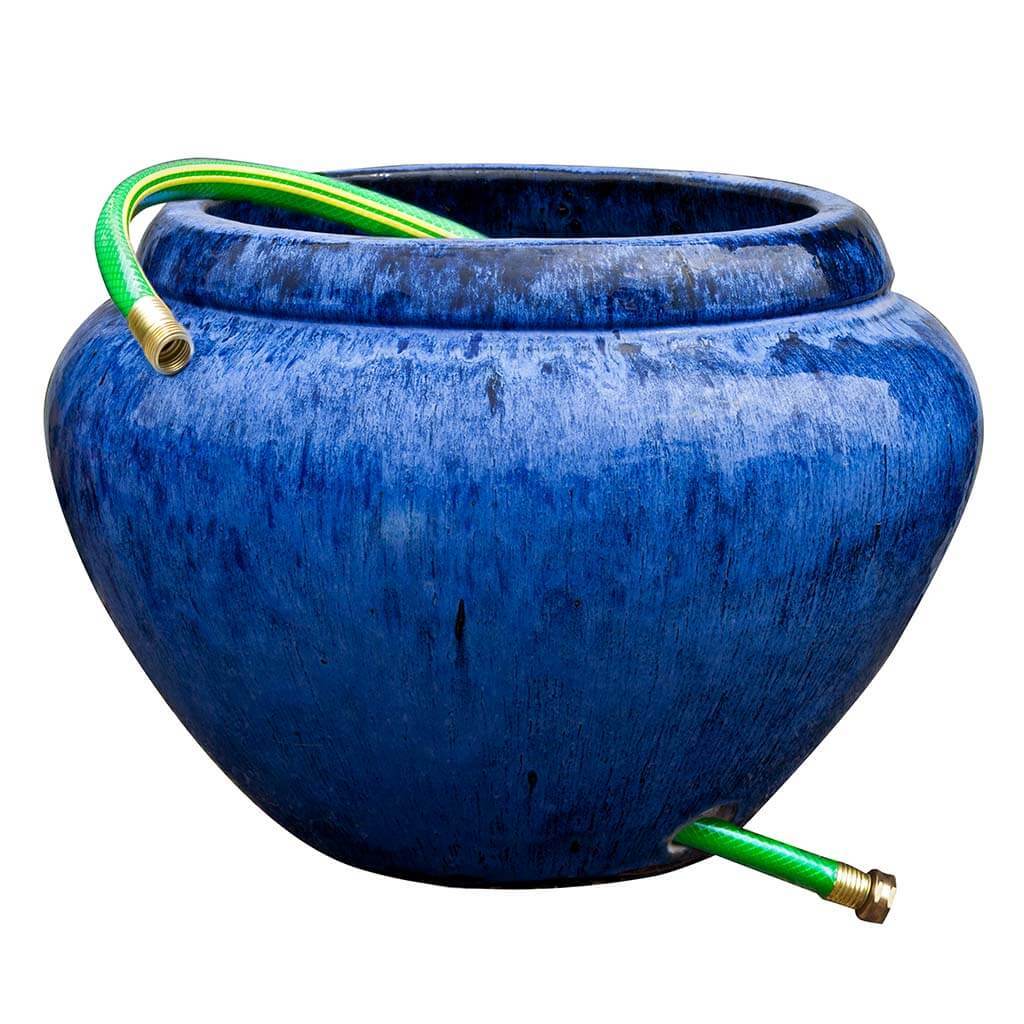 Hose Pot With Lip || Riviera Blue