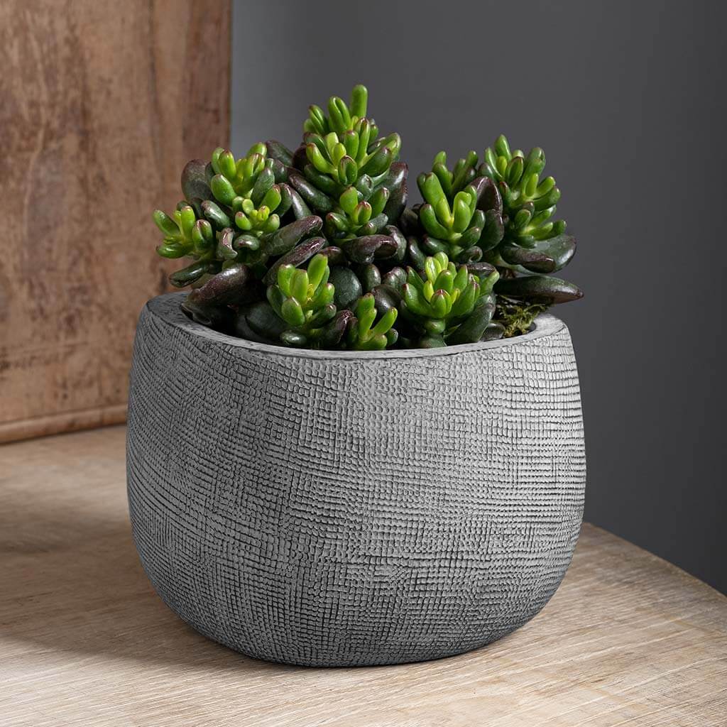 Jute Square || Grey & Whitewash