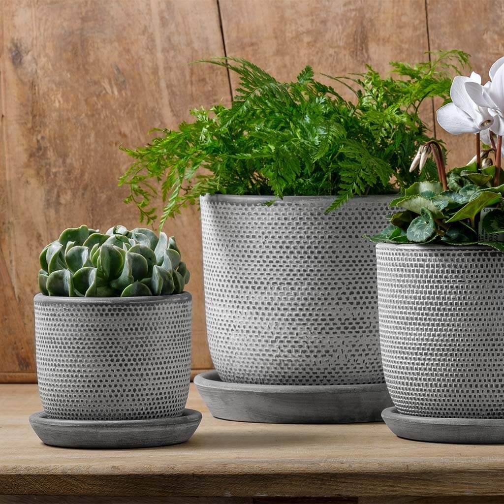 Vaso Acciottolato || Grigio e Imbiancare