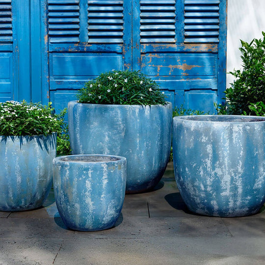 Mendocino Planter || Murano Cielo