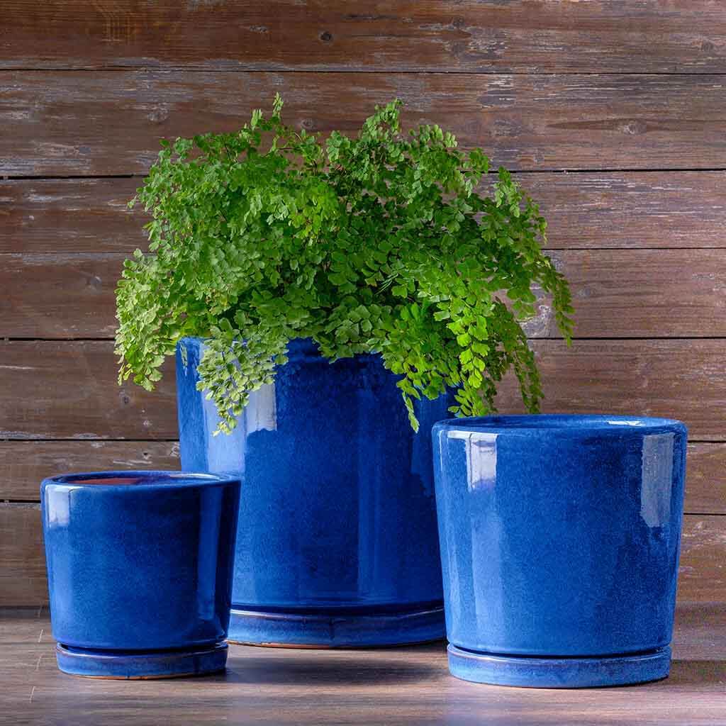 I/O 2 Cylinder Planter || Riviera Blue