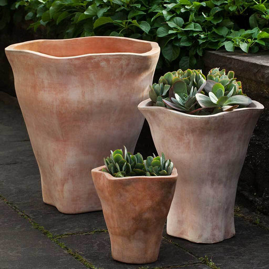 Foxglove Tall Planter || Terra Cotta