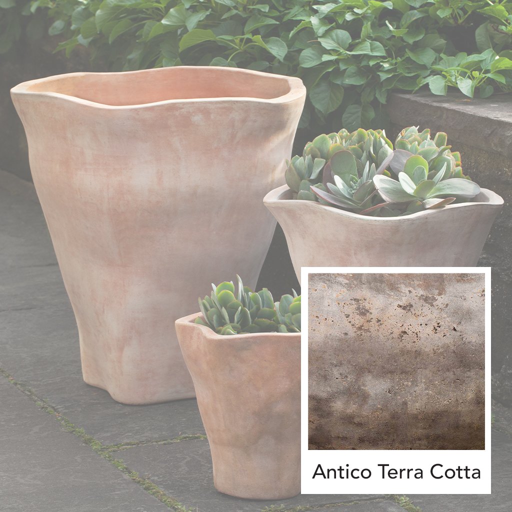 Jardinera Alta Foxglove || Antico Terracota