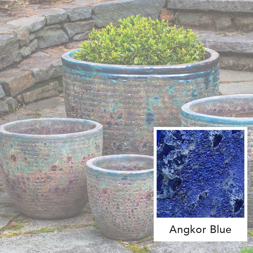 Aspara Pflanztopf || Angkor Blau