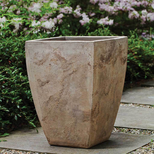 Square Brasilia Planter || Antico Terra Cotta