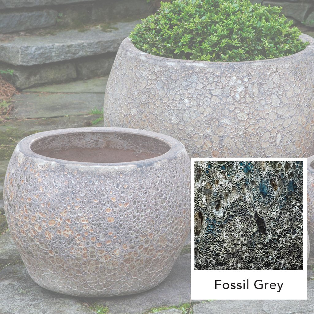 Naxos Planter || Fossil Grey