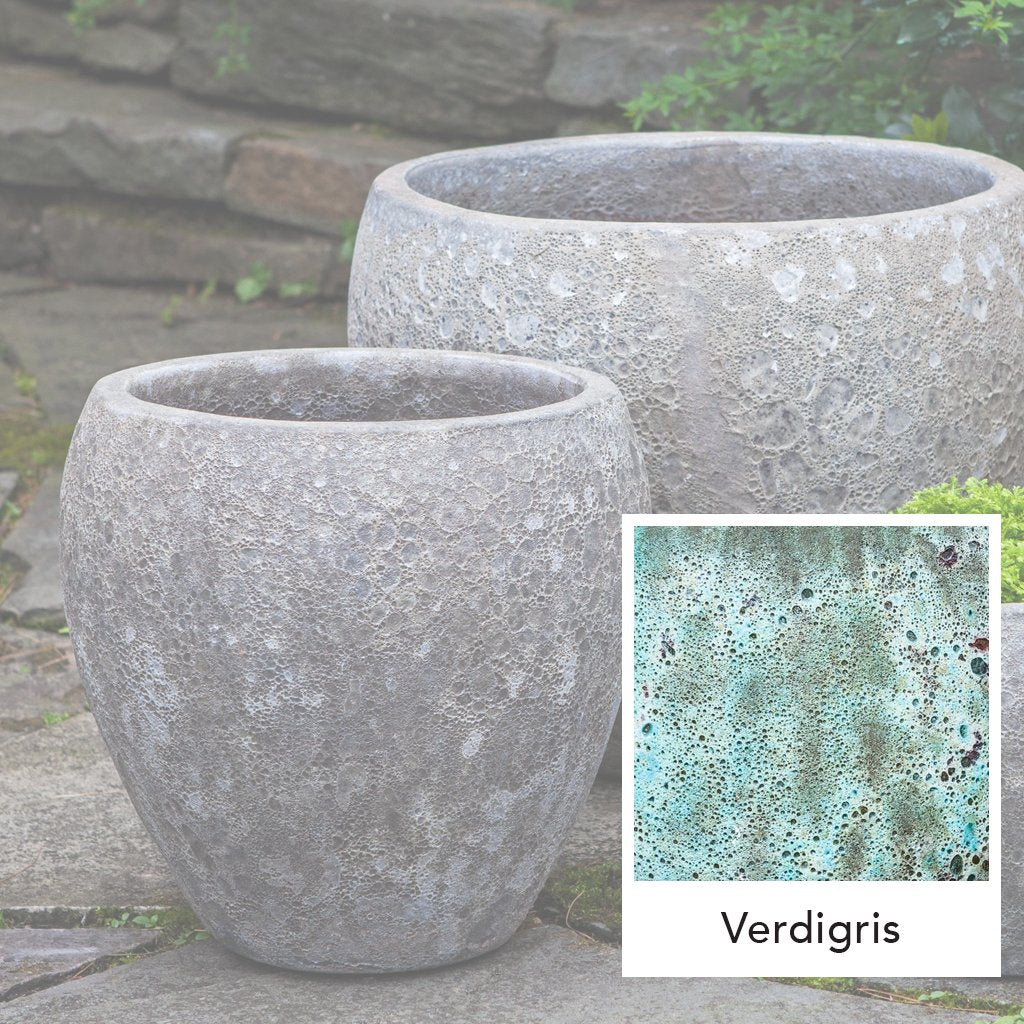 Symi Planter || Verdigris
