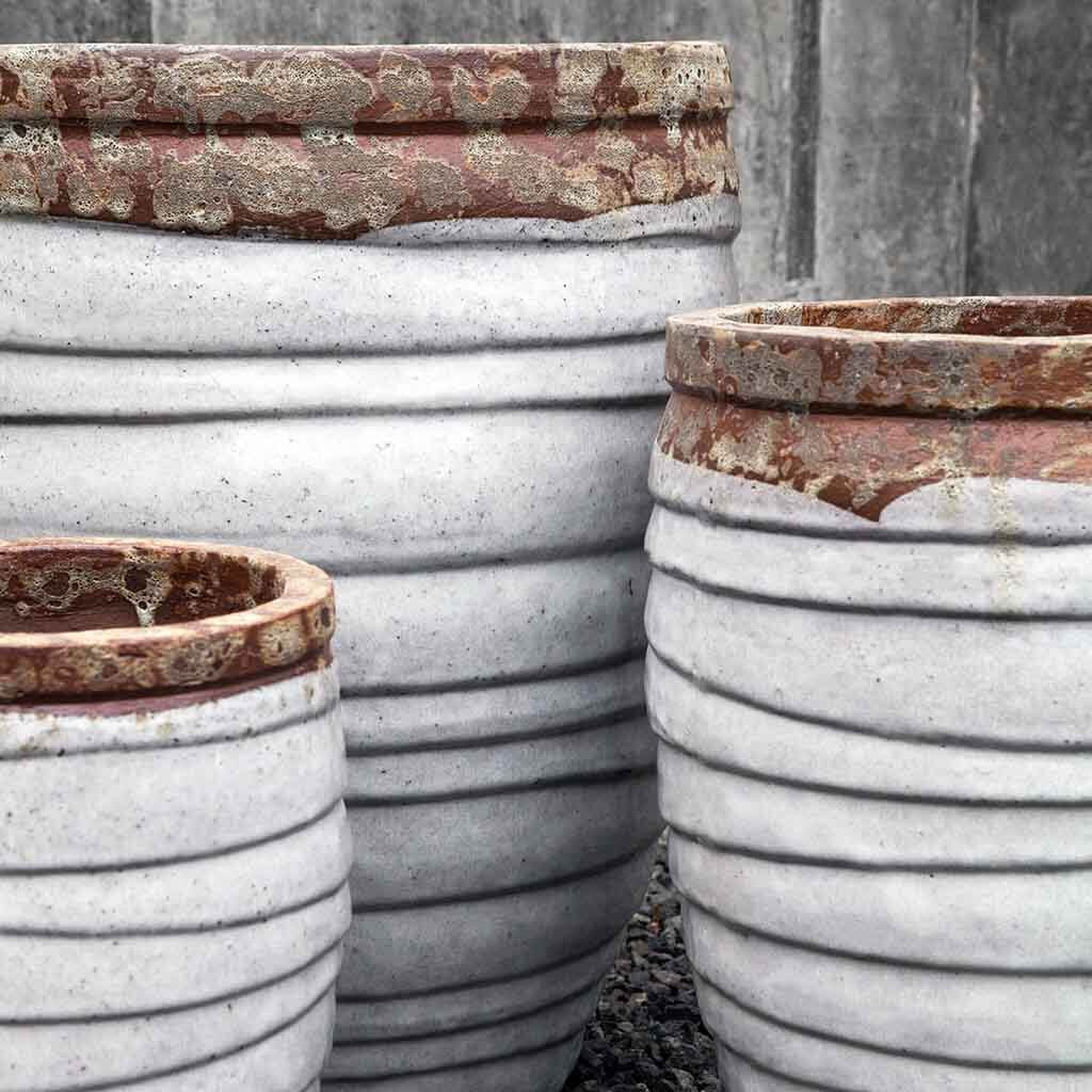 Guaracha Pflanztopf || Beachcomber Weiß