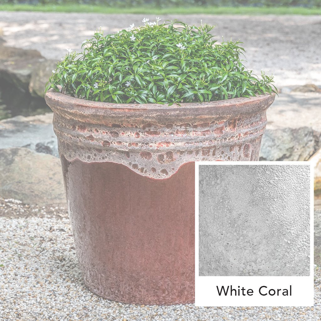 Baia Planter || White Coral