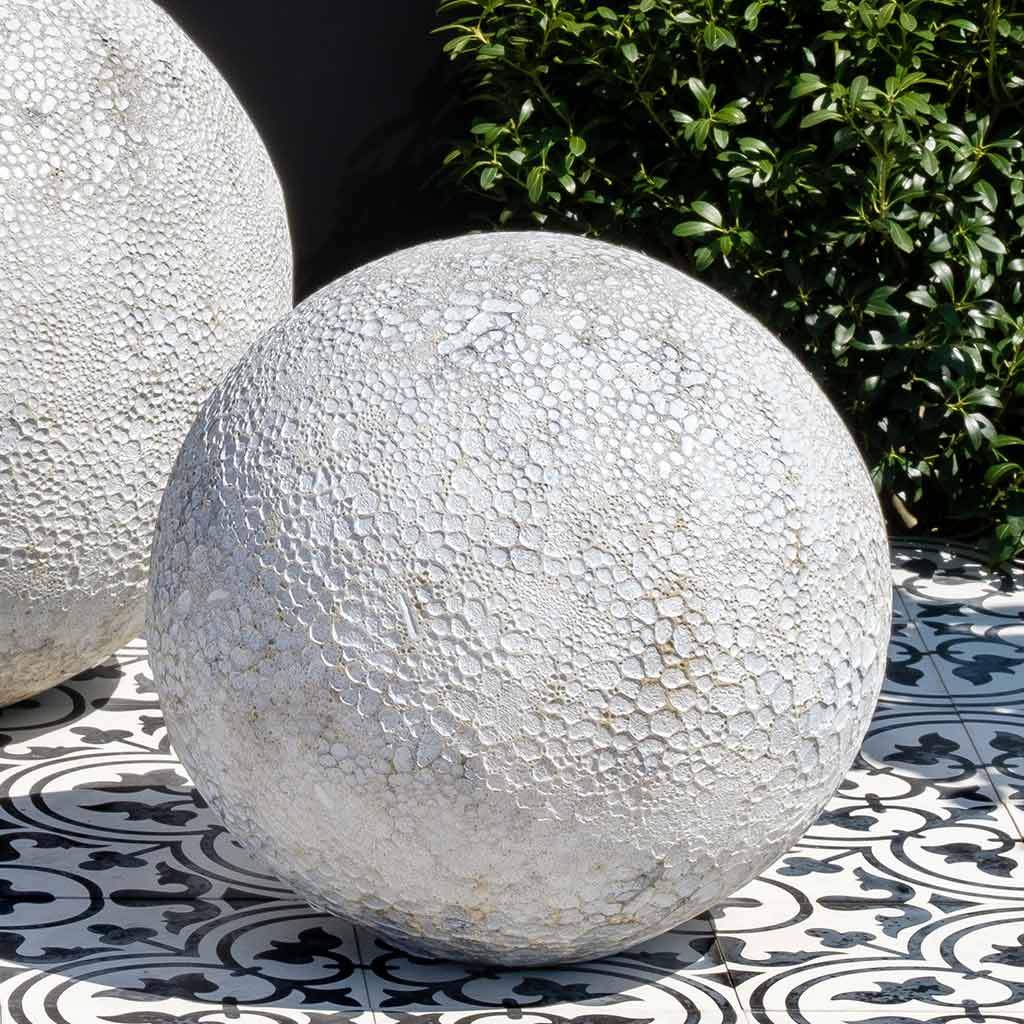 Angkor Spheres || White Coral