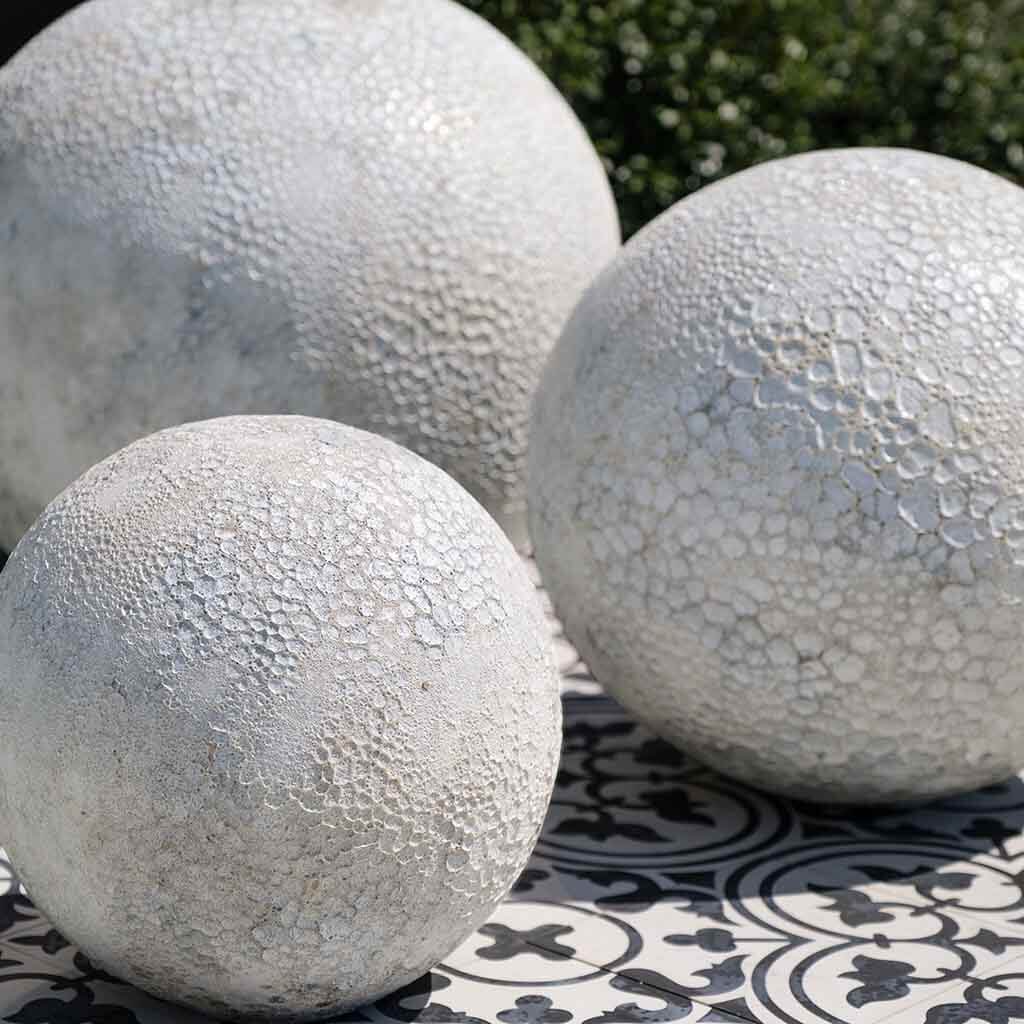 Angkor Spheres || White Coral