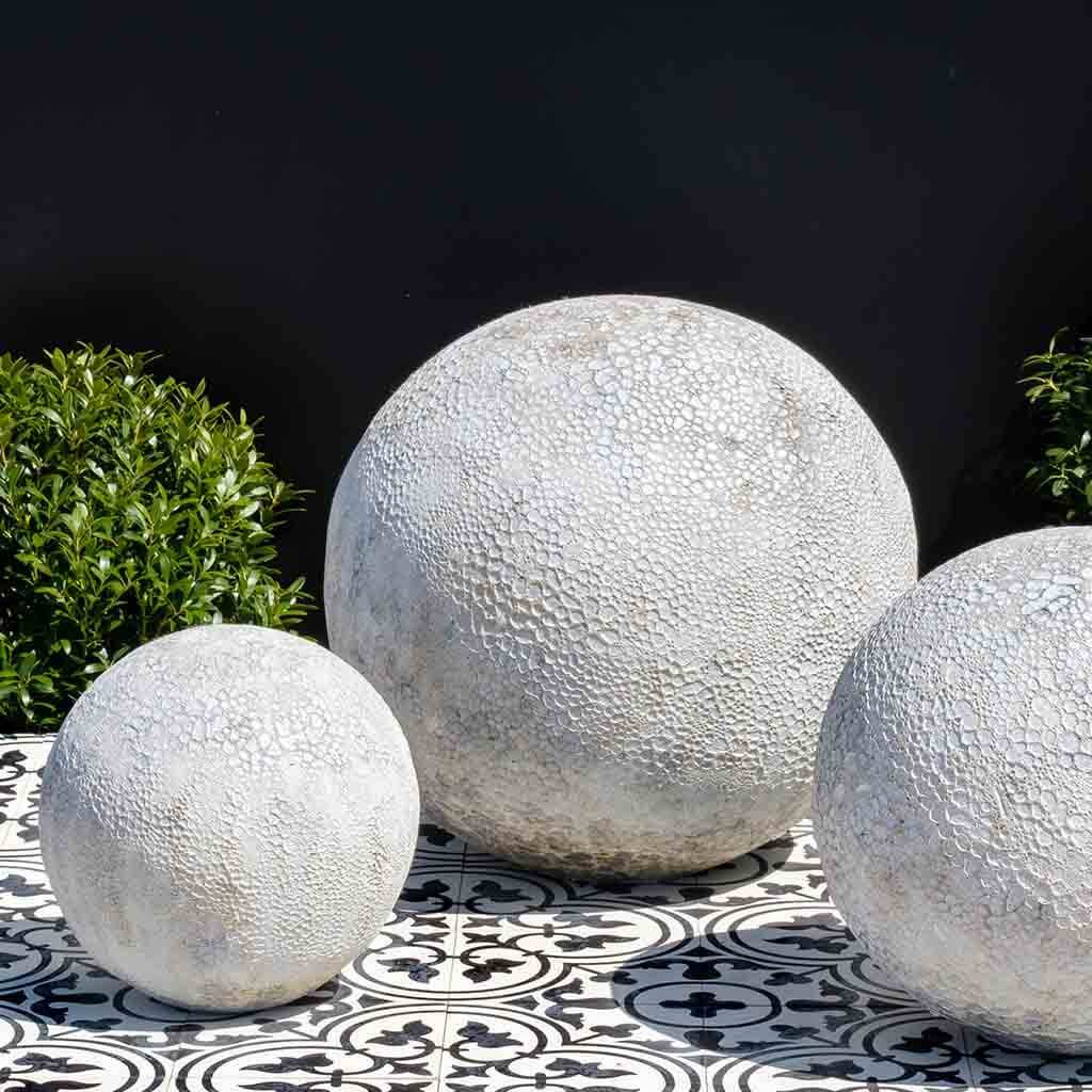 Angkor Spheres || White Coral