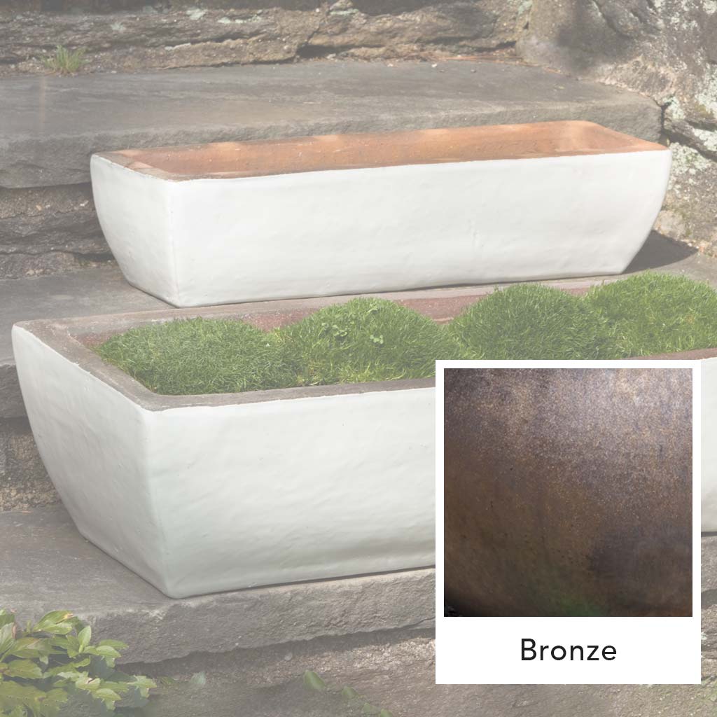Rustikaler Pflanztopf  || Bronze
