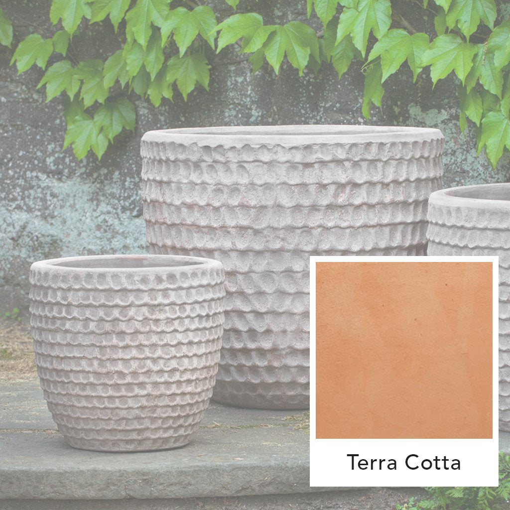 Dimple Glaze Planter || Terra Cotta