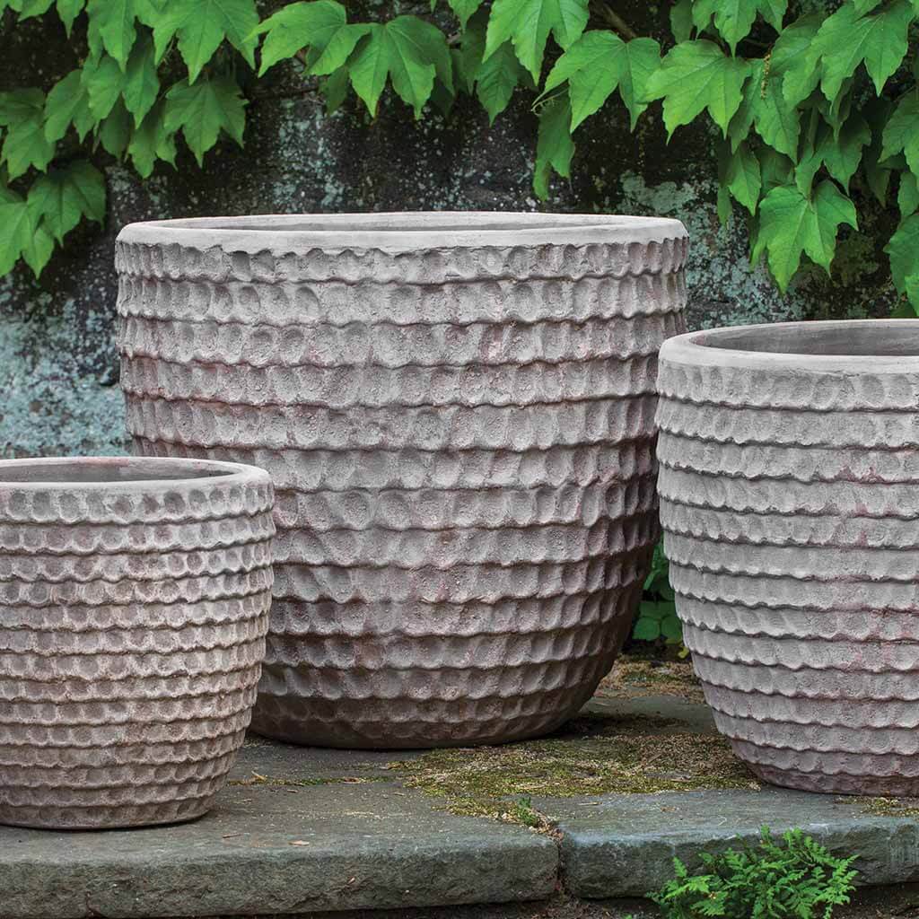 Dimple Planter || Antico Terra Cotta