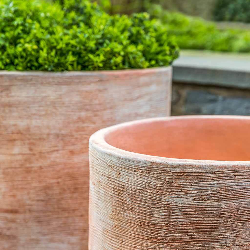 Sgraffito Planter || Terra Cotta