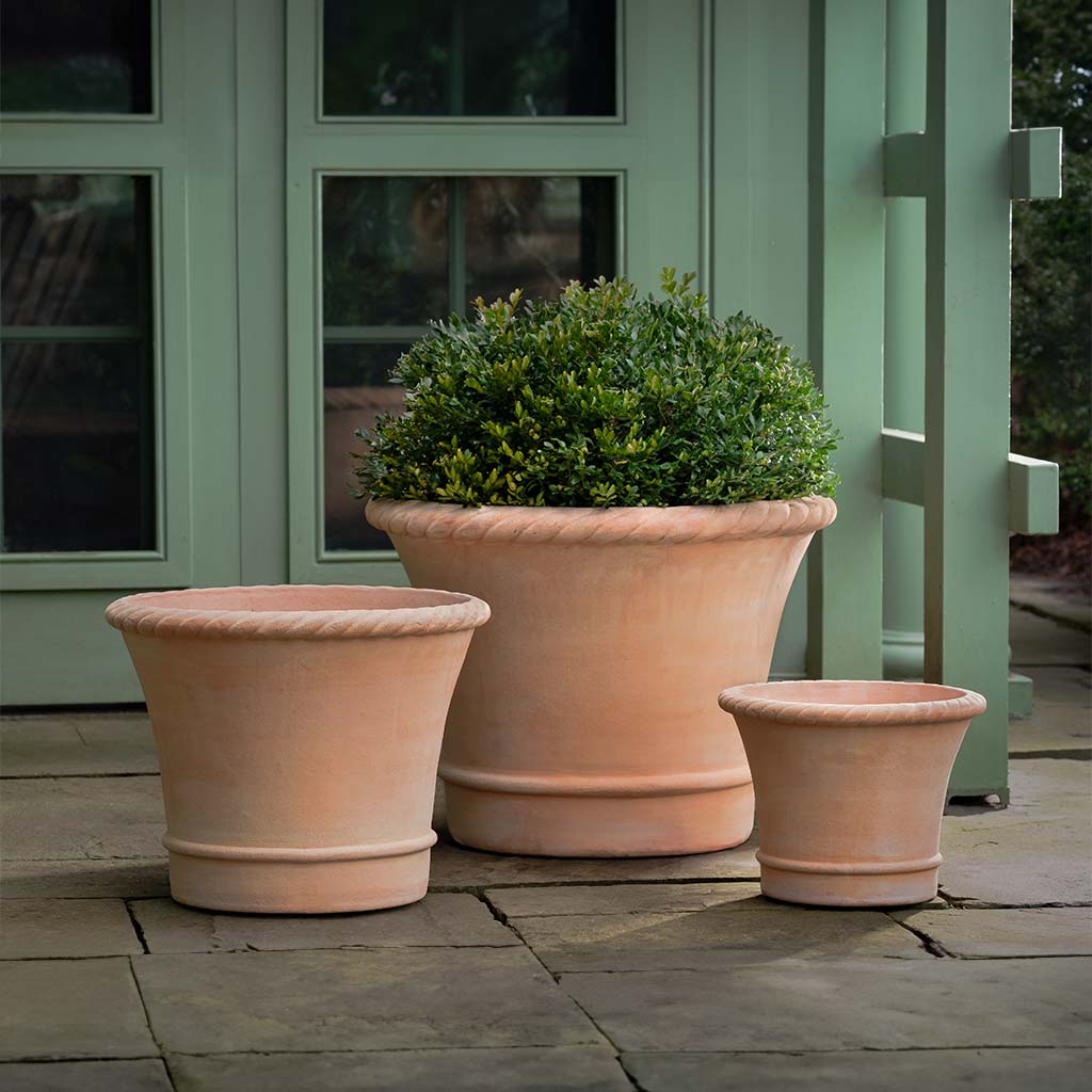 Corda Planter, Tall || Terra Cotta