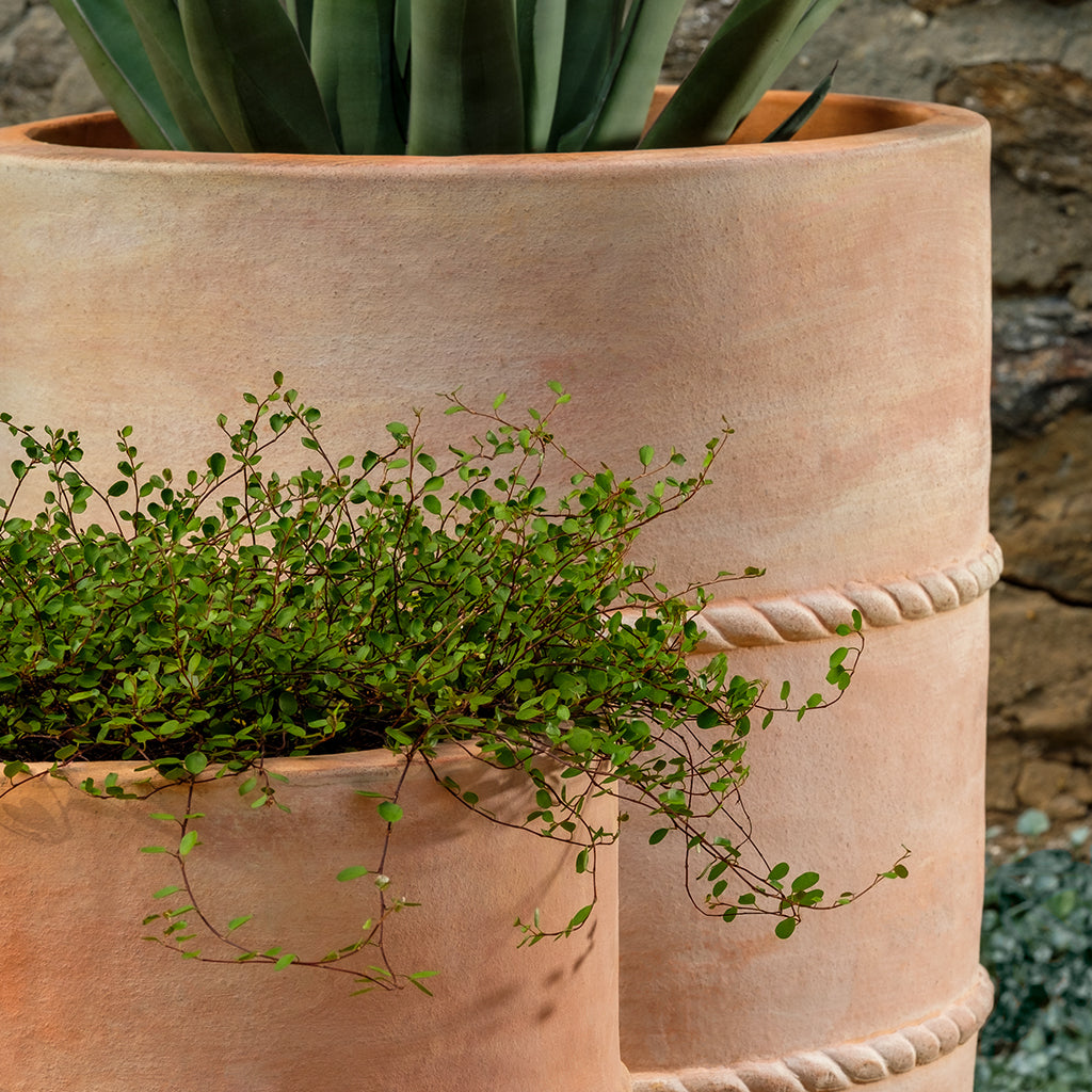 Santorini Planter, Tall || Terra Cotta