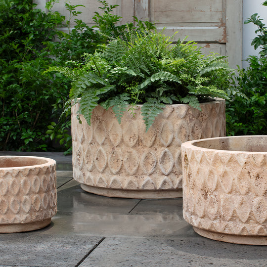 Oriel Planter, Low || Antico Terra Cotta