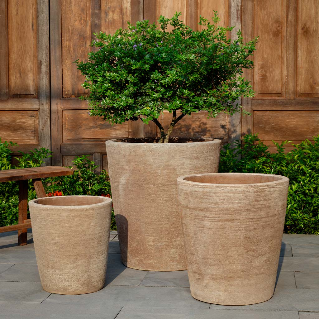 Tudela Planter || Brown Terra Cotta