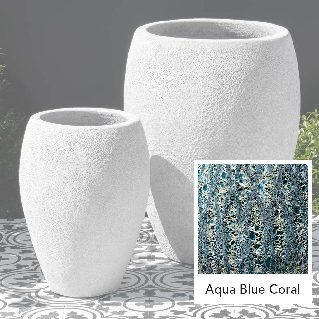 Jardim Planter || Aqua Blue Coral