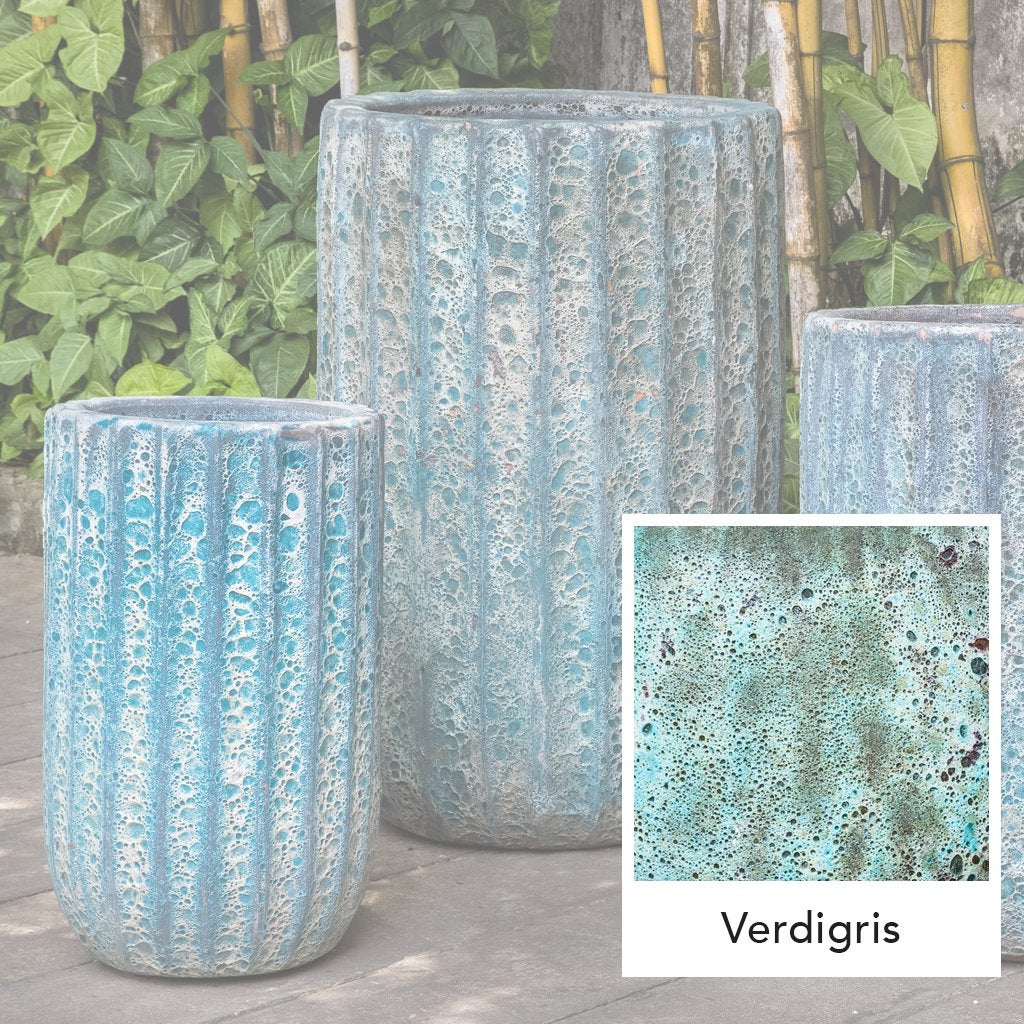 Maris Planter, Tall || Verdigris