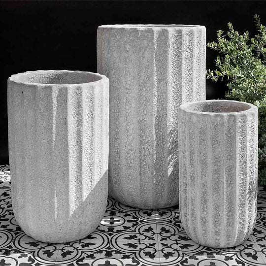 Maris Planter, Tall || White Coral