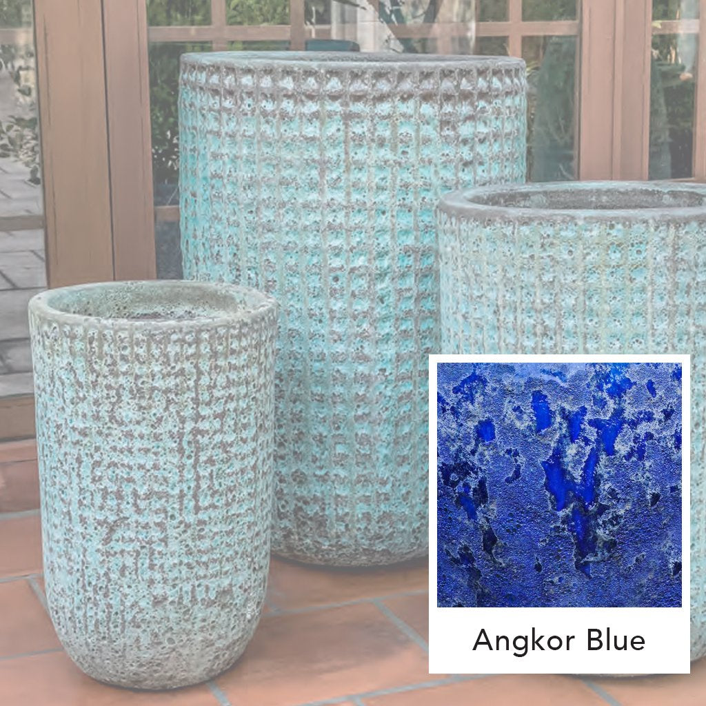 Escada Planter, Tall || Angkor Blue