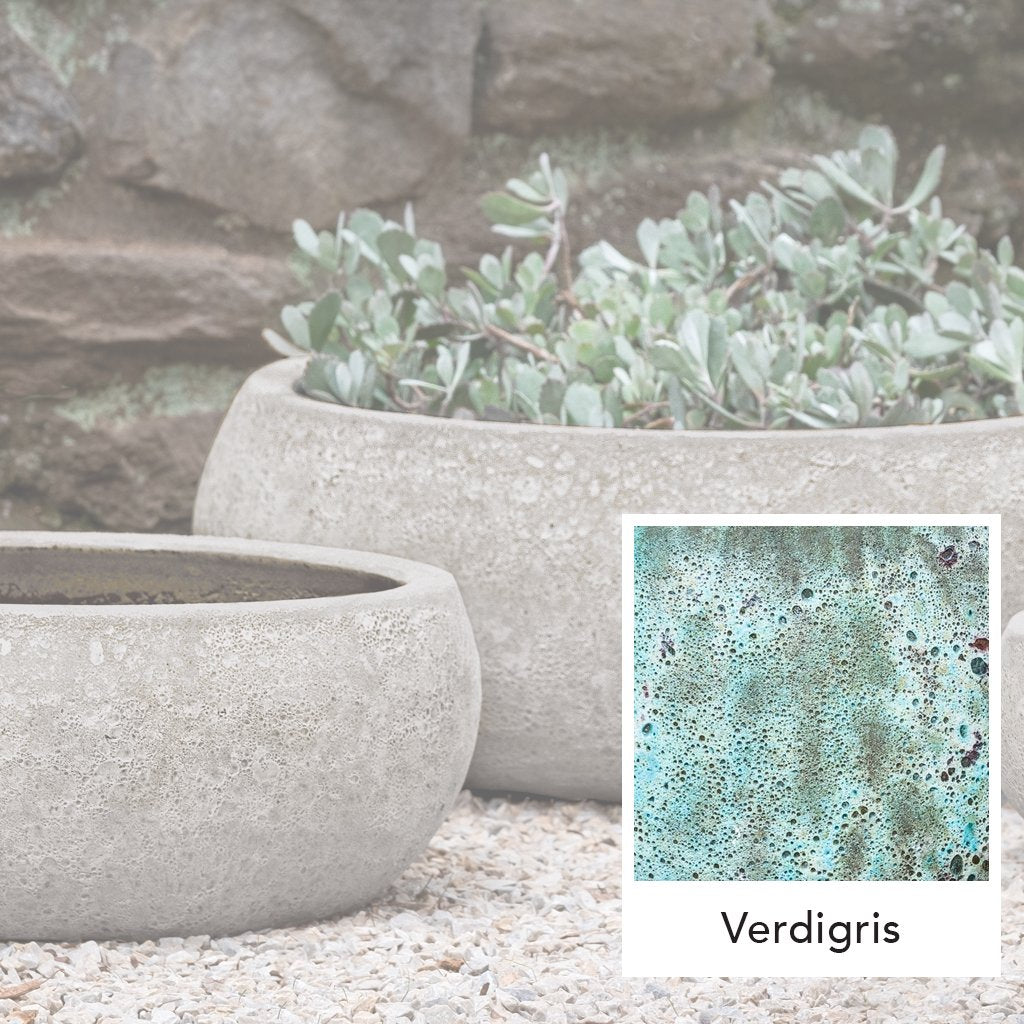 Zaha Planter || Verdigris