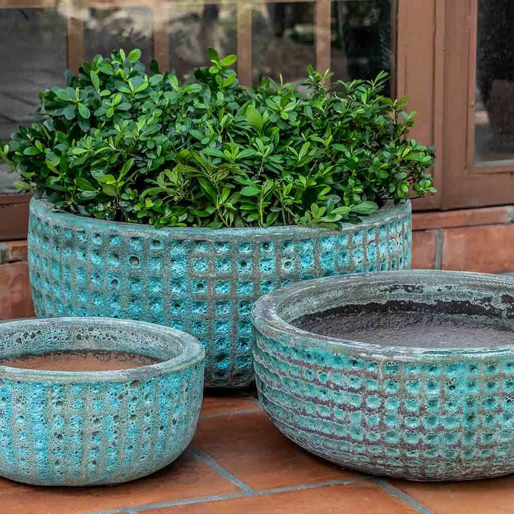 Escada Planter || Verdigris