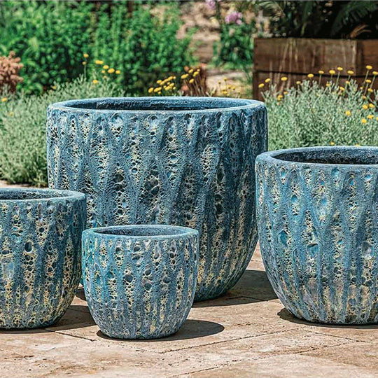 Navigli Planter || Aqua Blue Coral