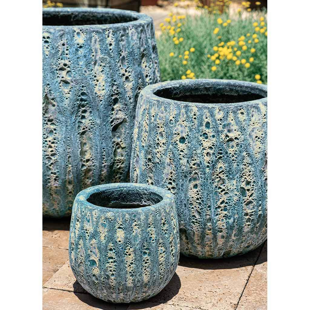 Lambrate Planter || Aqua Blue Coral