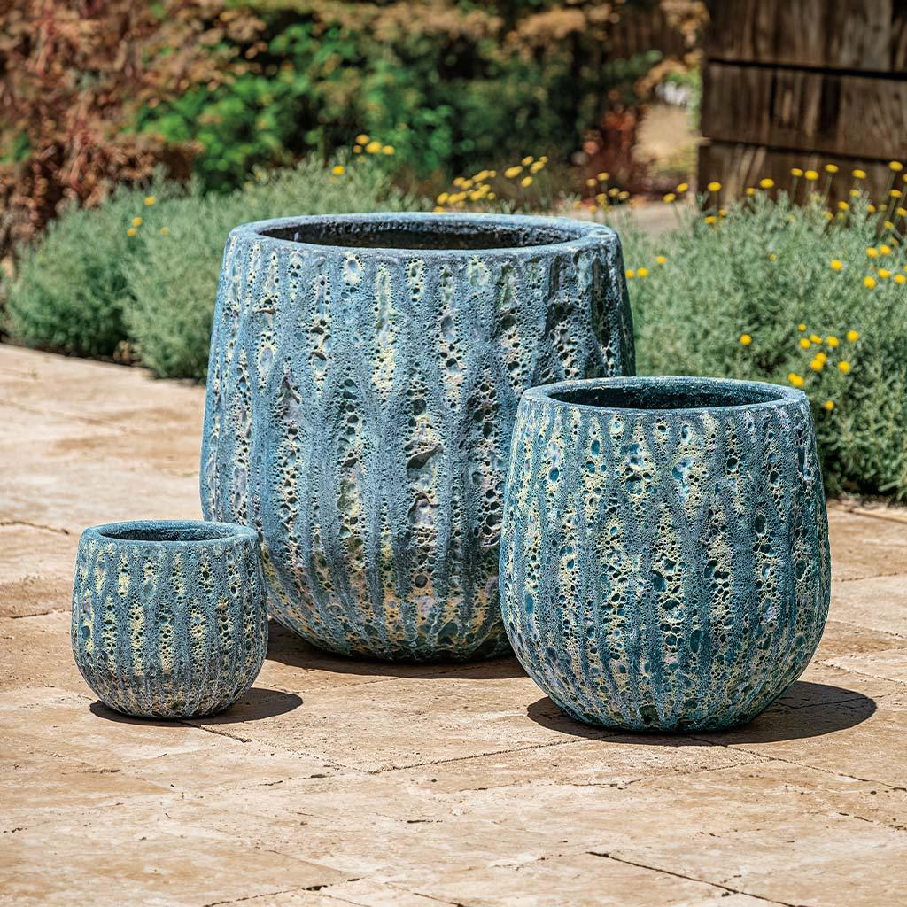 Lambrate Planter || Aqua Blue Coral