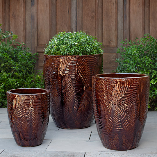 Tropicale Planter, Tall || Cognac