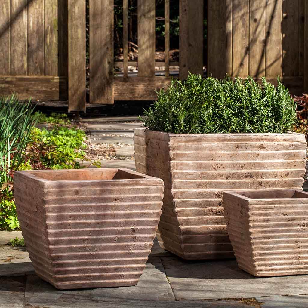 Ipanema Planter, Square || Antico Terra Cotta