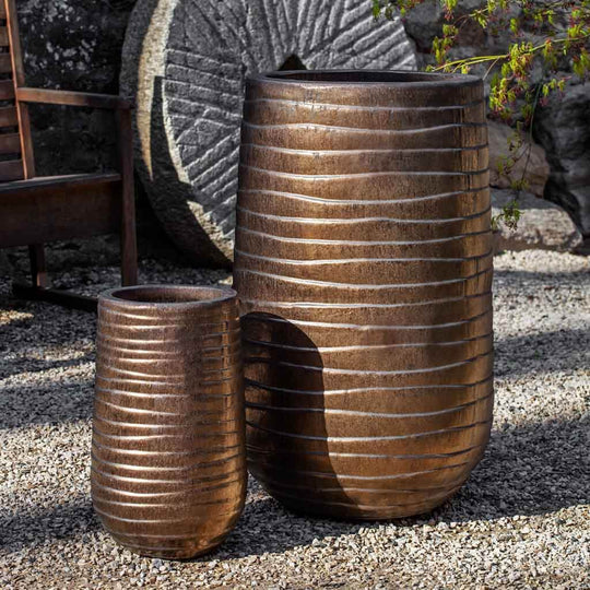 Ipanema Pflanztopf, Hoch || Bronze