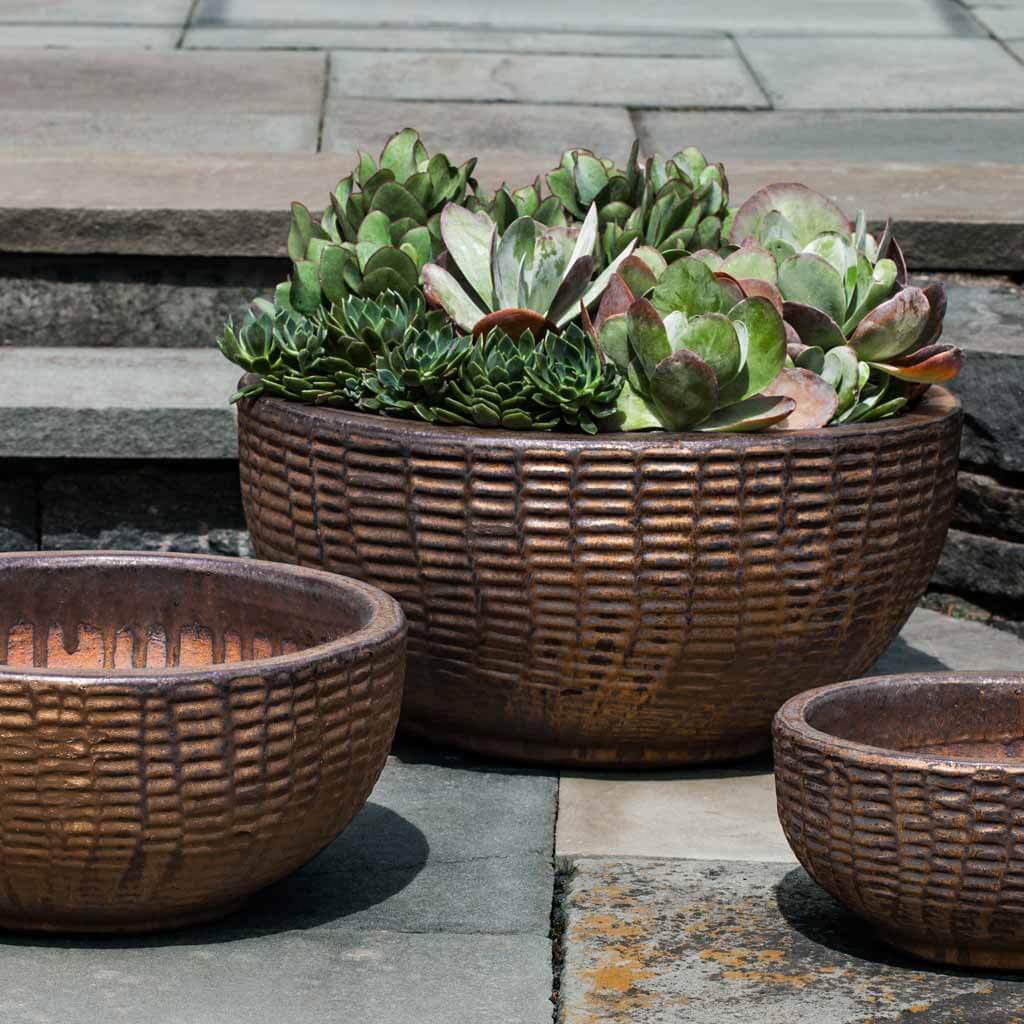 Lattice Basket || Bronze