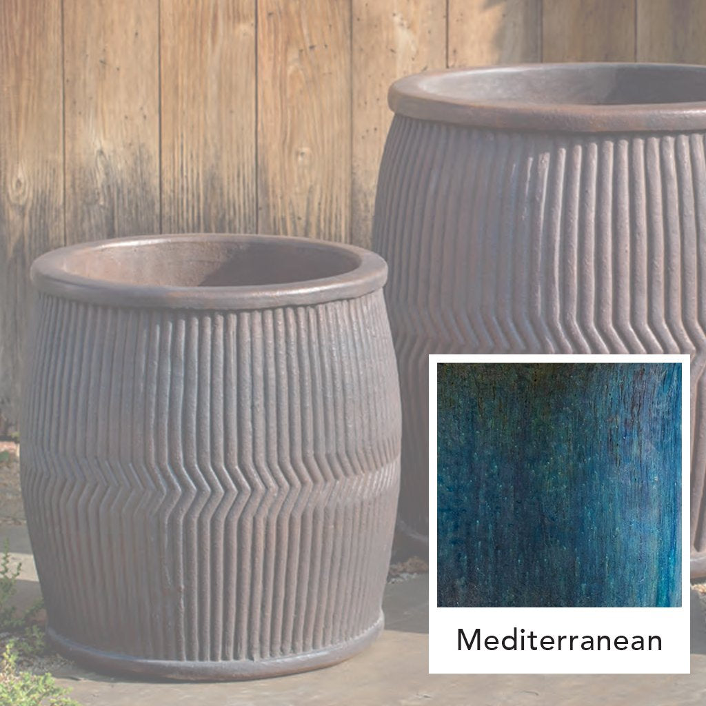 Rain Barrel Planter || Mediterranean