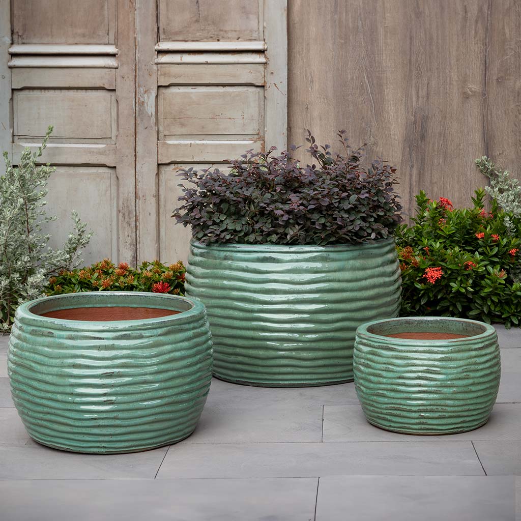 Montauk Planter || Sea Green