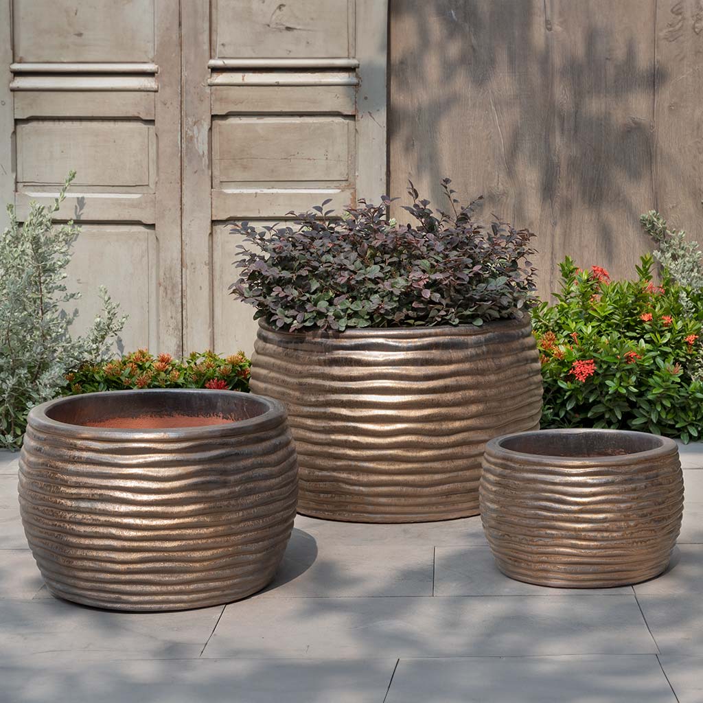 Montauk Planter || Bronze