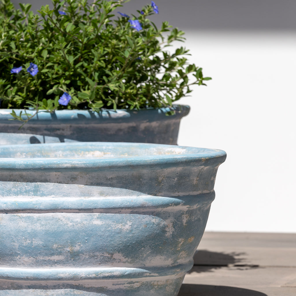 Mera Planter || Murano Celeste