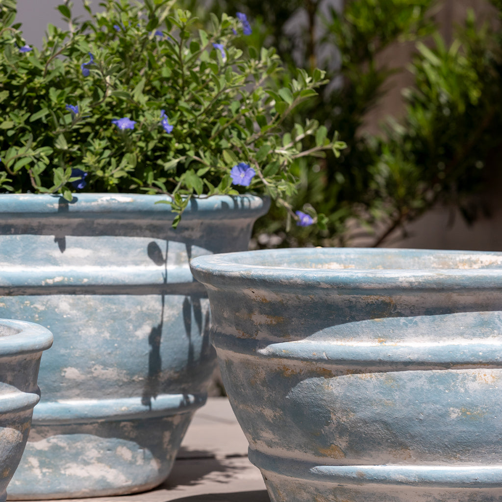 Mera Planter || Murano Celeste
