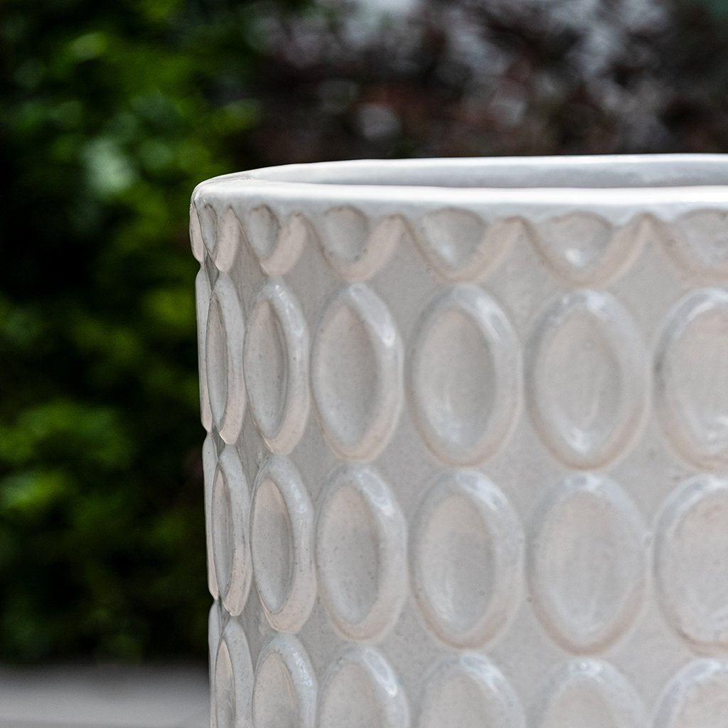 Oriel Planter || Antique White
