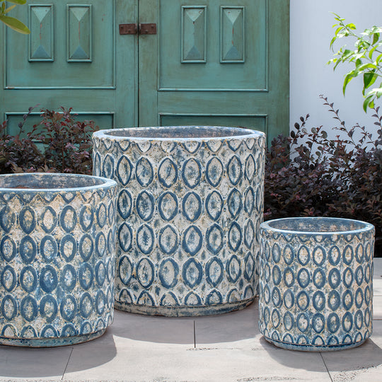 Oriel Planter || Murano Blu
