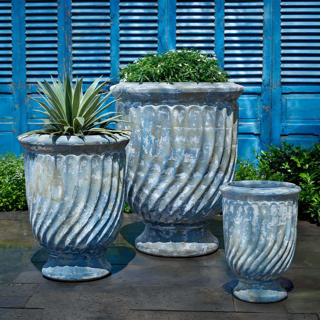 Chambord Urn || Murano Cielo