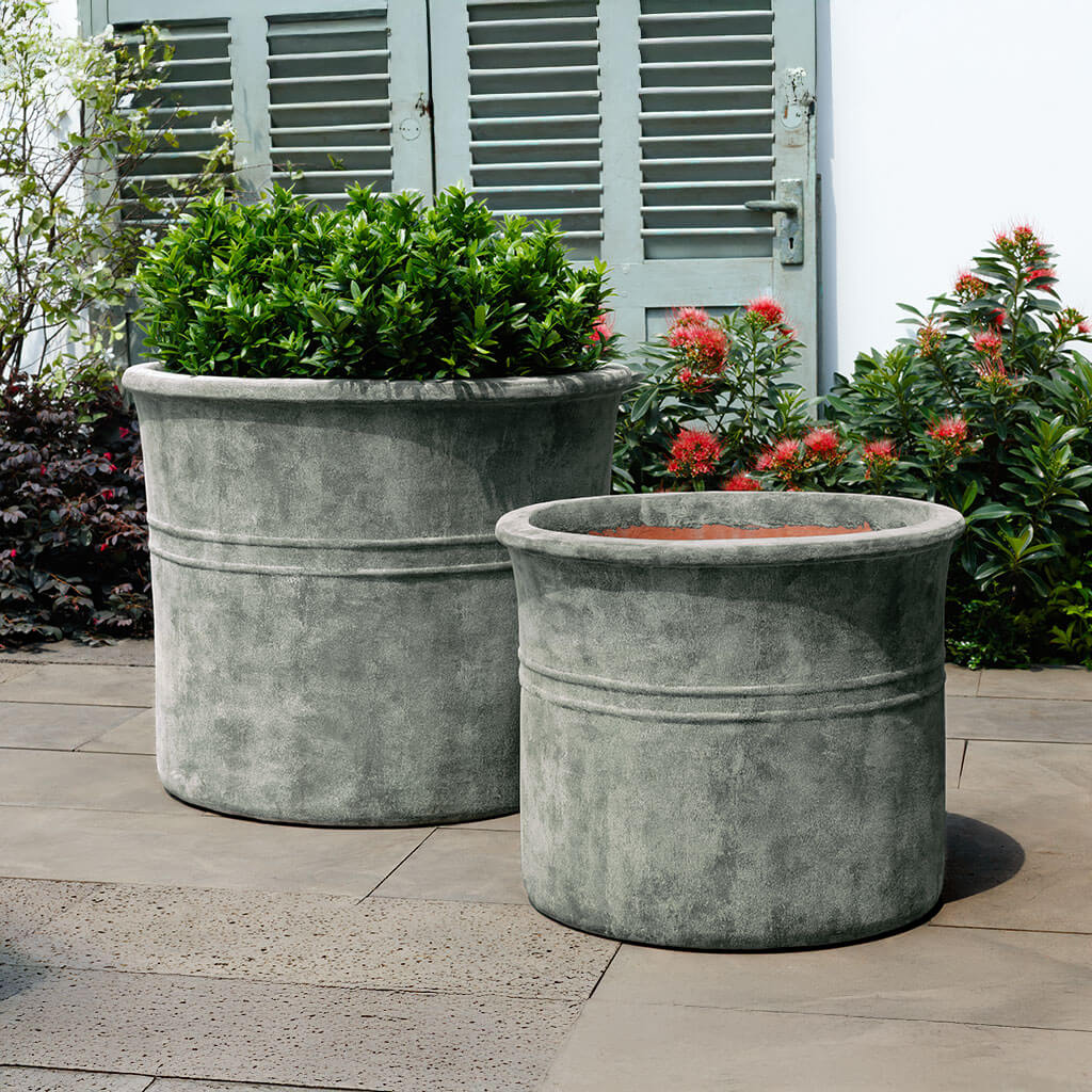 Roussillon Planter || Murano Nebbia
