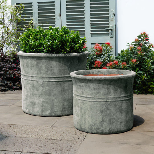 Roussillon Planter || Murano Nebbia