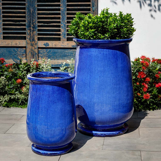 Valreas Planter || Riviera Blue
