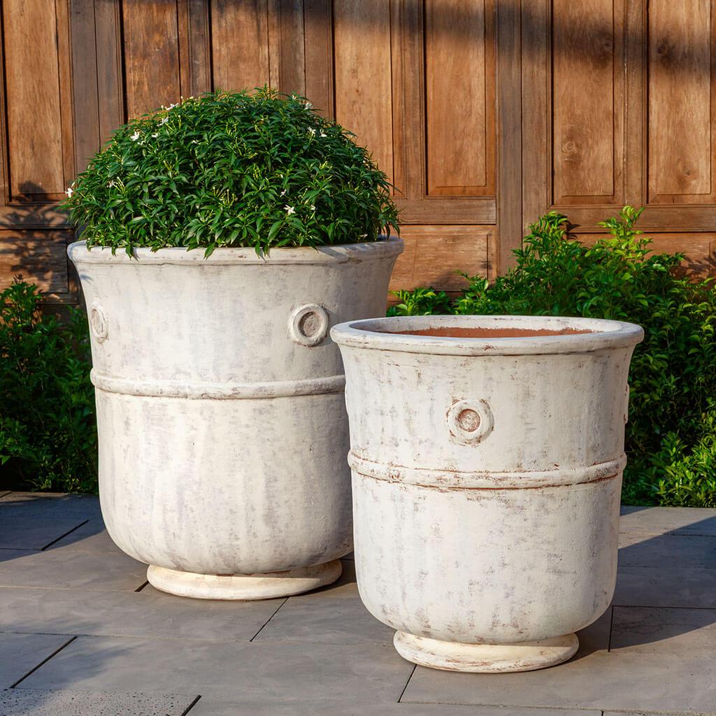 St. Tropez Planter || Whitewash